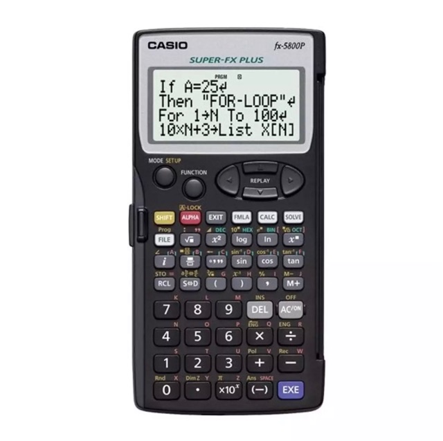 เครื่องคิดเลข-casio-fx5800-ของแท้รับประกัน2ปี