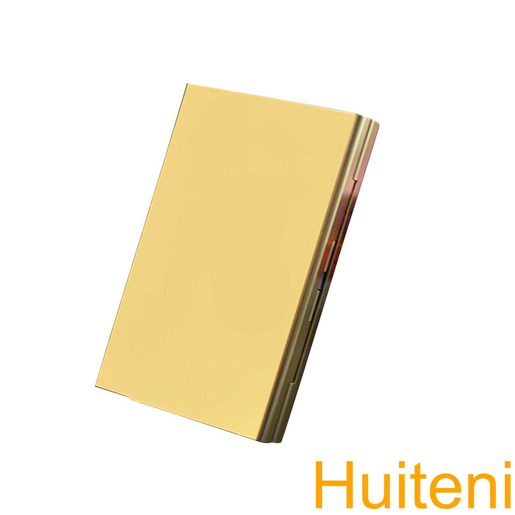 cigarette case shopee Cigarette Case Holder Aluminum Alloy Hard Flip Open Extra Slim Cigarette  Storage Container Box【Huiteni】