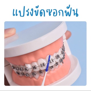 แปรงขัดซอกฟัน ที่ขัดฟัน แปรงทำความสะอาดฟัน (TC01)