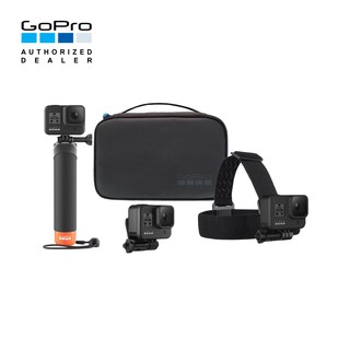 GoPro Adventure Kit ชุดอุปกรณ์เสริมพร้อมกระเป๋าใส่ที่เหมาะสำหรับการผจญภัย (เซ็ทสำหรับแอดเวนเจอร์) (ของแท้โกโปร)