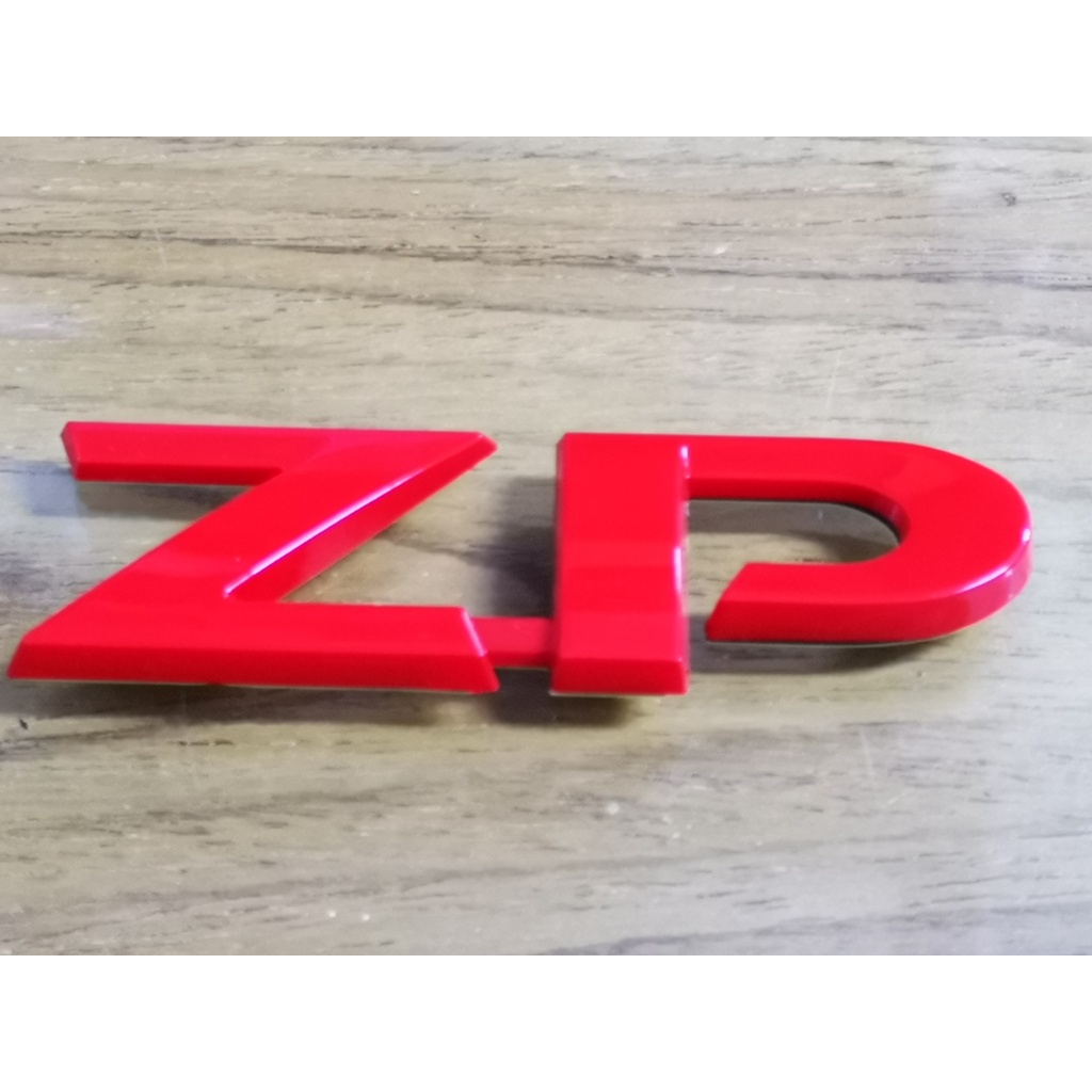 โลโก้-zp-แดง-logo-zp-ติดท้ายรถกระบะ-isuzu-d-max-มีบริการเก็บเงินปลายทาง
