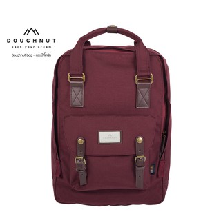 DOUGHNUT BAG : Macaroon Large Cordura : Wine กระเป๋าเป้ สะพายหลัง (รหัสสินค้า 05783)