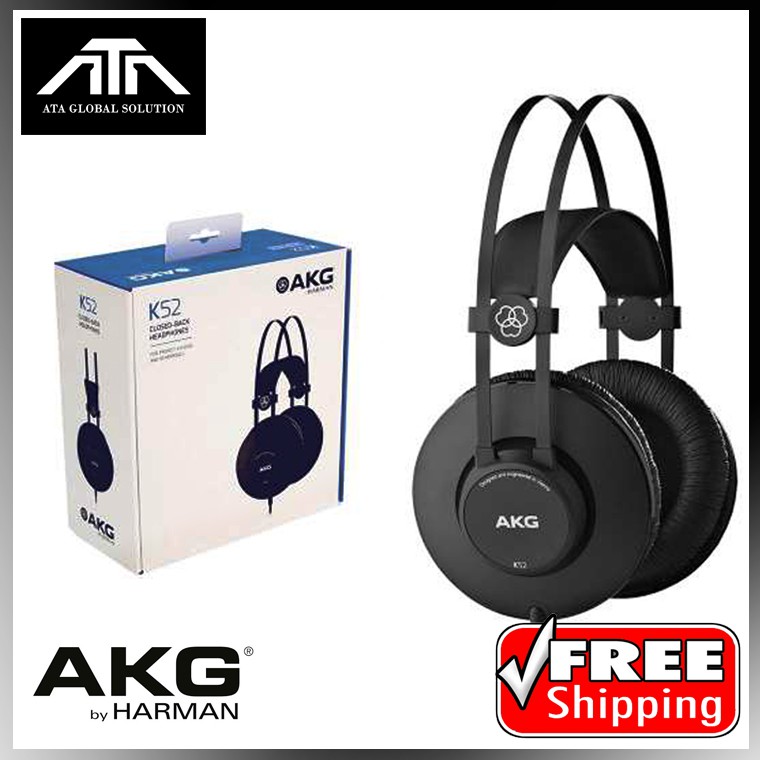 หูฟัง-akg-k52-headphone-หูฟังมอนิเตอร์-เสียงดี-เบสแน่น-เหมาะใส่ทำเพลง-สตูดิโอ