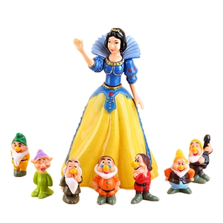 ตุ๊กตาตกแต่งเค้กธีมสโนไวท์กับคนแคระทั้งเจ็ด Snow White and the Seven Dwarfs Topper Cake