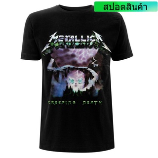 ขายดี เสื้อยืดลําลอง แขนสั้น พิมพ์ลาย death james hetfield licensed man- JLpneaLOcjko สไตล์คลาสสิก สําหรับผู้ชาย