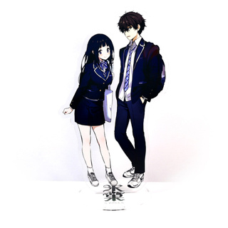 Hyouka Oreki Hotaro Chitanda Eru โมเดลตุ๊กตาคู่รักอะคริลิคของเล่นสําหรับเด็ก