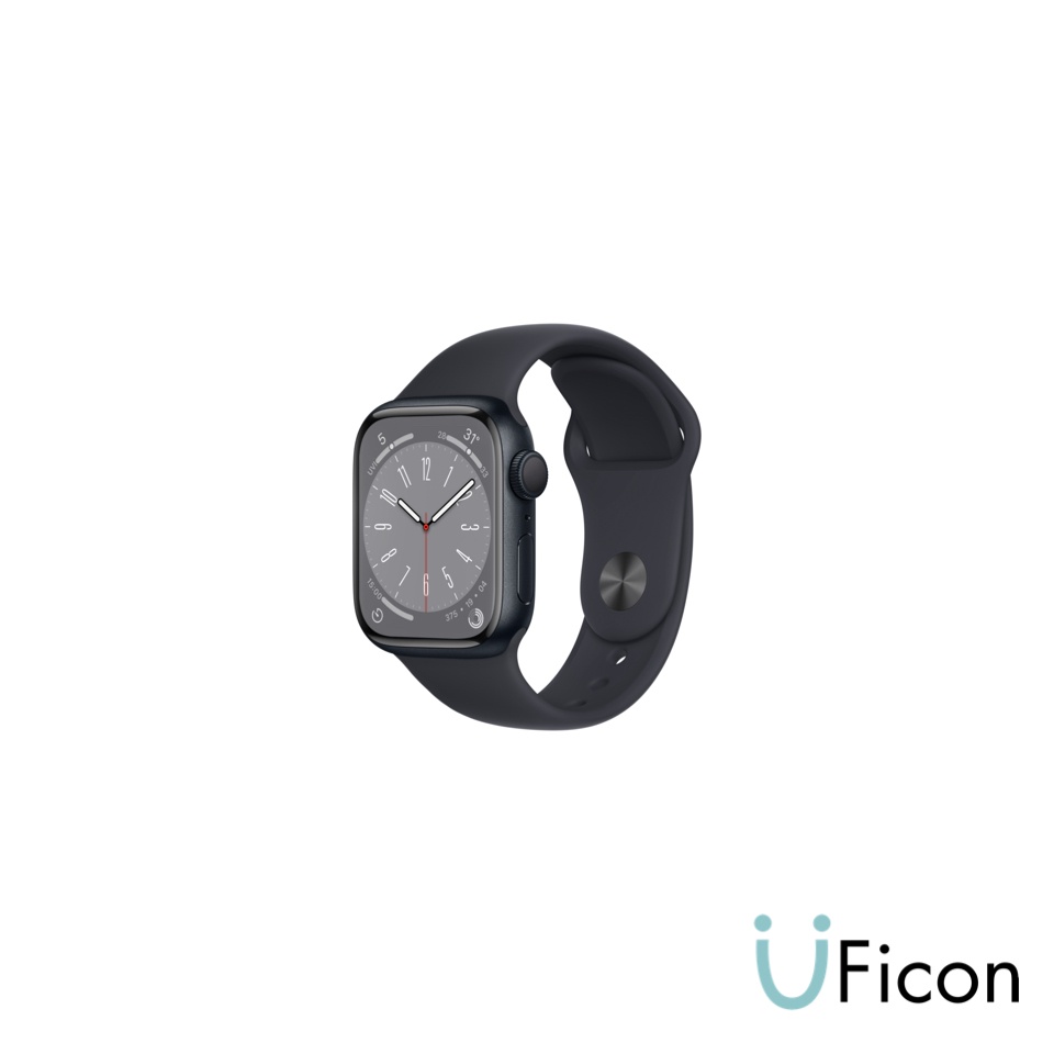 ภาพหน้าปกสินค้าApple Watch Series 8 GPS Aluminium Case with Sport Band 2022 ; iStudio by UFicon