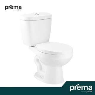 Prema สุขภัณฑ์แบบสองชิ้น รุ่น P12005 Pure (Soft Close Seat)