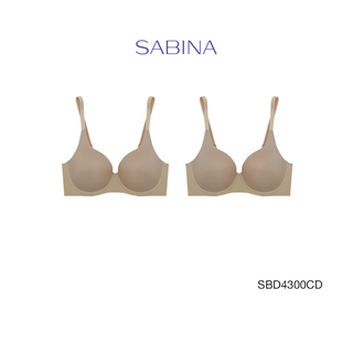 สินค้า Sabina เสื้อชั้นใน (Set 2 ชิ้น) (มีโครง) รุ่น Perfect Bra รหัส SBD4300CD สีเนื้อเข้ม