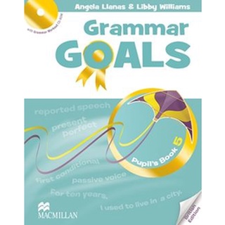 DKTODAY หนังสือ GRAMMAR GOALS 5:PUPILS BOOK+CD-ROM (BRITISH)