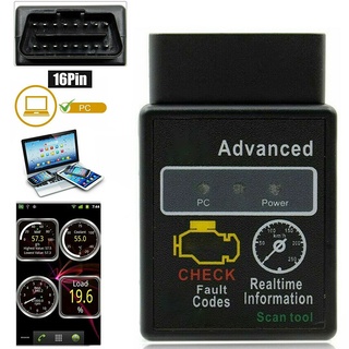 Elm327 HH OBD2 เครื่องสแกนเนอร์วินิจฉัยรถยนต์ Android ☆Dysunbey