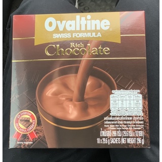 โอวัลติน สวิส ฟอมูล่า ริช ช๊อคโกแลต Ovaltine Swiss Formula Rich Chocolate Drink 296 g 29.6g X 10 ซอง