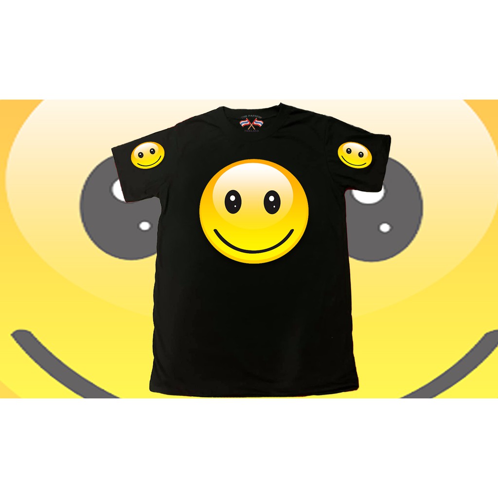 เสื้อยืดลายยิ้ม-smile-เสื้อยืดลายวินเทจ