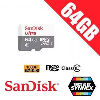 ภาพหน้าปกสินค้า[แท้][ประกัน 7 ปี] Sandisk 64GB MicroSD Card Ultra Class 10 Speed 100MB/S Memory Card ที่เกี่ยวข้อง