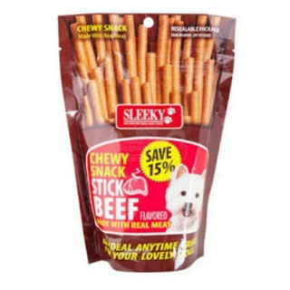 ภาพหน้าปกสินค้าขนมสุนัข Sleeky chewy snack 175g ซึ่งคุณอาจชอบราคาและรีวิวของสินค้านี้