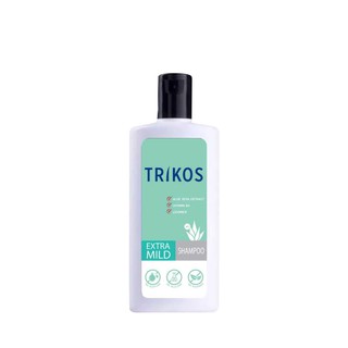 TRIKOS EXTRA MILD Shampoo ขวดใหญ่ 180 ml แชมพูสูตรอ่อนโยน สำหรับหนังศีรษะและเส้นผมบอบบางแพ้ง่าย DeMed