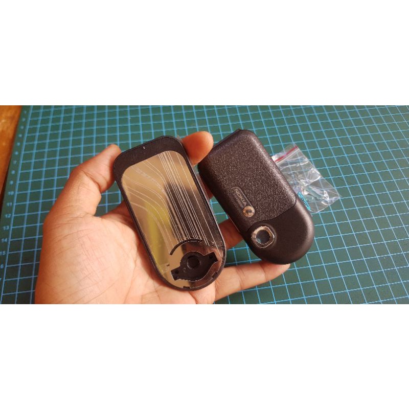 Coque Arrière D'origine Nokia 7370 / 7373 - Couleur Ambre - Réf 0266854 - Neuf
