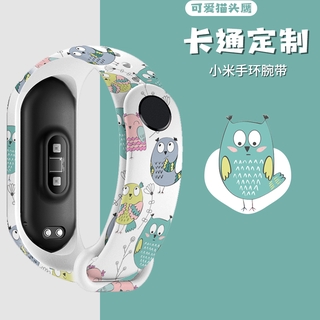 ภาพหน้าปกสินค้าสายนาฬิกาข้อมือ ชนิดซิลิโคน ลายการ์ตูนแฟชั่น สำหรับ Xiaomi Mi Band 4 3 ที่เกี่ยวข้อง