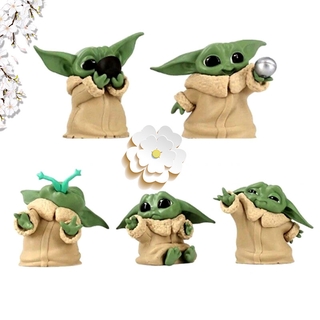 ตุ๊กตาฟิกเกอร์ Baby Yoda Star Wars 5 ชิ้น