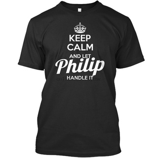 [S-5XL] เสื้อยืด พิมพ์ลาย Let Philip handle it! สําหรับผู้ชาย เสื้อยืด สไตล์คลาสสิก สําหรับผู้ชาย