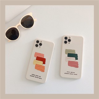 เคสไอโฟน เคสซิลิโคน 11 promax iPhone case เคสนิ่ม เนื้อซิลิโคน for iPhone X XS MAX XR  7+ 8PLUS ทาสีส้ม  TPU-R1345 ทาสีเ