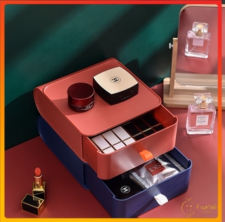 37_yy  กล่องลิ้นชักเก็บของสีสันสวยงาม กล่องสำหรับจัดเก็บ กล่องเก็บอุปกรณ์เครื่องเขียน