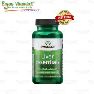 ภาพหน้าปกสินค้าSwanson Liver Essentials 90 Capsules (Exp.10/2024) ที่เกี่ยวข้อง