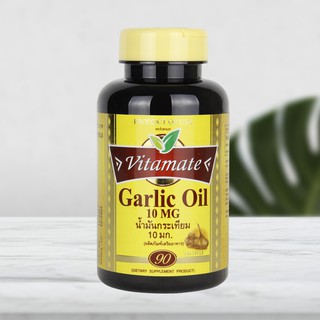 ภาพหน้าปกสินค้าVitamate Garlic Oil 10 mg. 90 capsules น้ำมันกระเทียม ควบคุมไขมันในเลือด ช่วยลดความดันโลหิต ควบคุมระดับน้ำตาลในเลือด ที่เกี่ยวข้อง