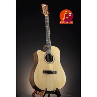 กีตาร์โปร่ง Gusta DM3LC Acoustic Guitar