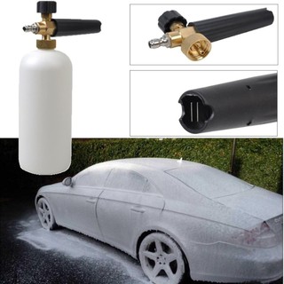 หัวฉีดโฟมล้างรถสำหรับเครื่องฉีดน้ำแรงดันสูง 1/4” F Inlet Snow Foam Lance Car Washer Pressure - Quick Release Coupler