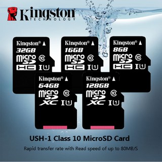 Kingston Class 10 Micro SD Card 16GB 32GB 64GB 128GB MicroSDHC Memory Card For camera/phone