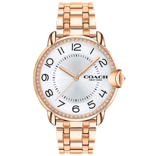 COACH Arden รุ่น CO14503809 นาฬิกาข้อมือผู้หญิง สีโรสโกลด์ สายสแตนเลส หน้าปัด 36 มม.