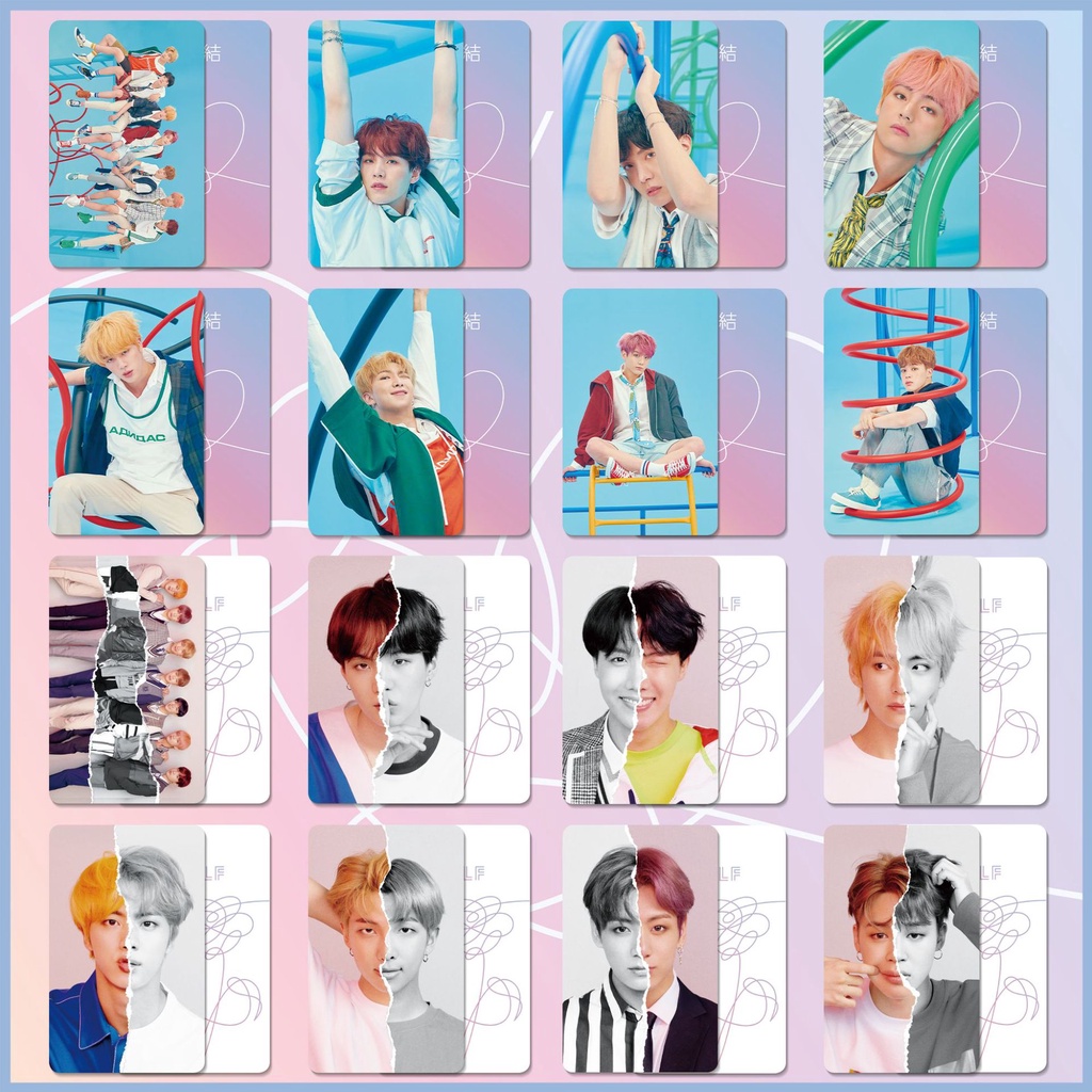 โฟโต้การ์ด-การ์ดแข็ง-คําตอบ-bts-love-youself-knot-ชุดละ-8-ชิ้น