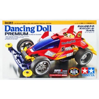 โมเดลรถมินิ4WD Tamiya Mini4WD 1/32 TA95266 MINI 4WD DASH5 DANCING DOLL PREMIUM