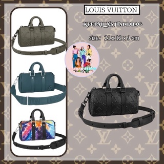 👜หลุยส์ วิตตอง   กระเป๋าถือ Louis Vuitton KEEPALL XS/ลายนูน/คลาสสิก/สินค้าลดราคาพิเศษ