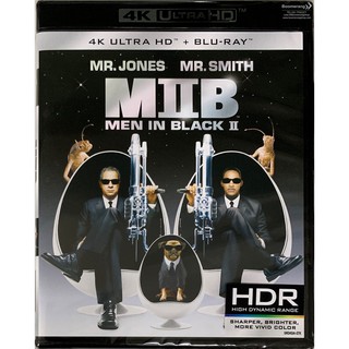 Men In Black II/เอ็มไอบี 2 หน่วยจารชนพิทักษ์จักรวาล (4K Ultra HD + Blu-ray) (มีเสียงไทย+ซับไทย ทั้ง 4k และ BD)