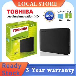 สินค้า Toshiba Hard Disk 1TB 2TB Expansion ฮาร์ดดิสก์ USB 3.0 HDD External Hard Disk  ฮาร์ดดิสก์แบบพกพา External Hard Drives