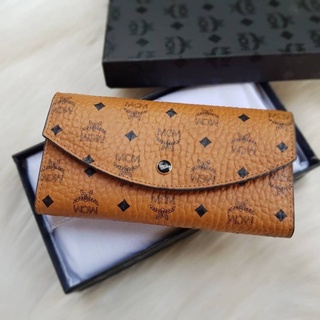 TRIFOLD LONG WALLET IN VISETOS