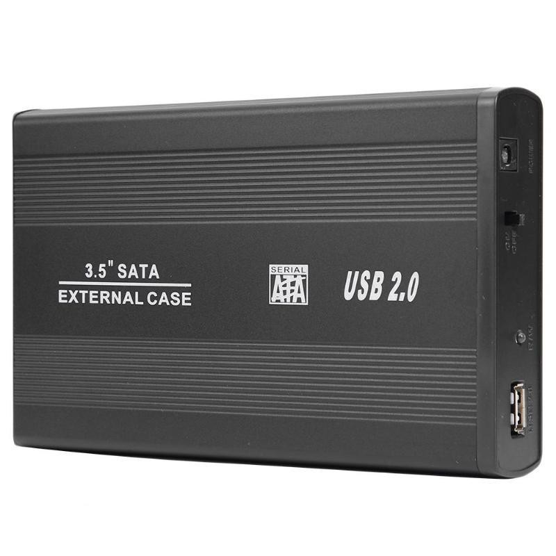 2.5/3.5inch USB 2.0 to SATA Port SSD Case Portable 6-Gbps External Hard ...