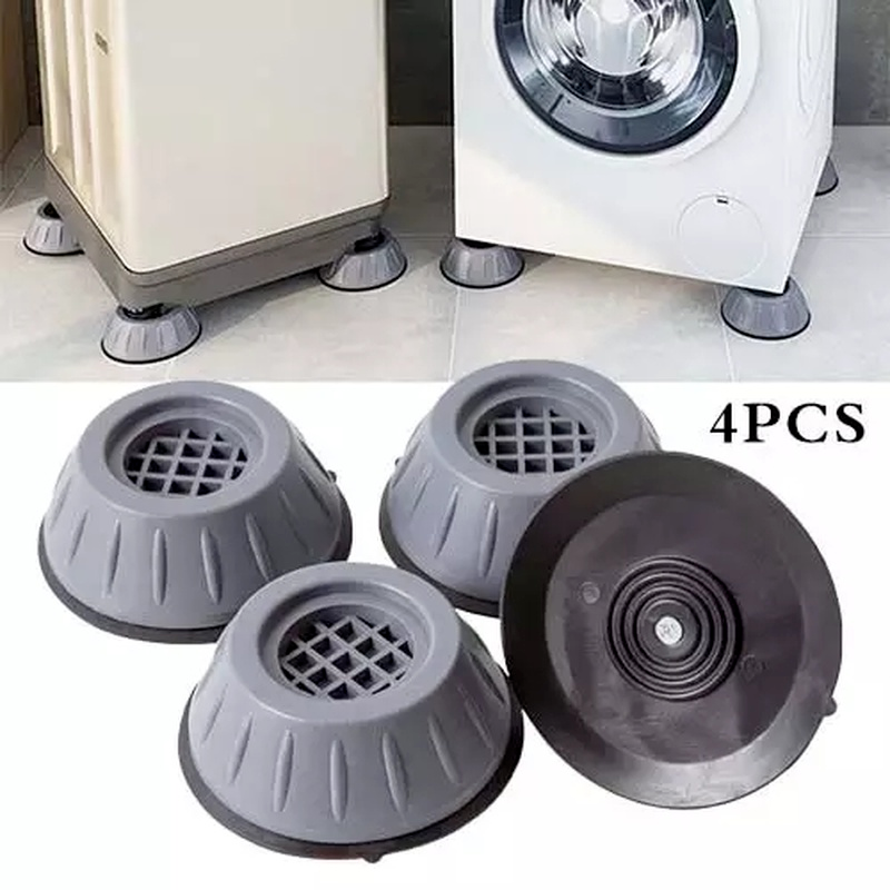 ready-stock-4-pcs-set-anti-slip-noise-reduction-machine-washing-feet-mats-refrigerator-base-anti-vibration-pads-universal-furniture-lifting-height-protection-feet-mats