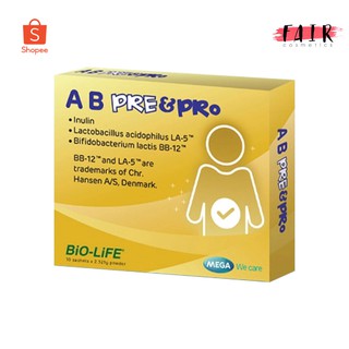 Mega We Care AB Pre&amp;Pro เมก้า วีแคร์ เอ บี พรีแอนด์โพร [10 ซอง]