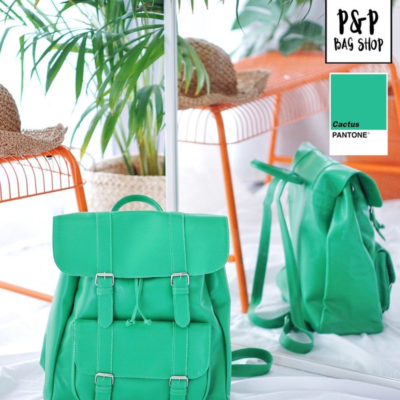 ภาพหน้าปกสินค้าส่งฟรี    P&P Korean backpack  กระเป๋าเป้พร้อมส่ง จากร้าน pandp_shop บน Shopee