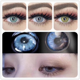 EYESHARE 1 pair Contact Lenses GEM Series Natural Color Lens for Eyes Makeup Contact Lens 14mm