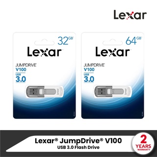 ภาพหน้าปกสินค้าLexar® JumpDrive® V100 USB 3.0 Flash Drive (ยูเอสบีแฟลชไดรฟ์) ที่เกี่ยวข้อง