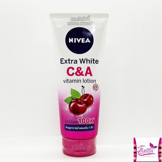🔥โปรค่าส่ง25บาท🔥 NIVEA Extra White C&amp;A Vitamin Lotion 320 ml.นีเวีย เอ็กซ์ตร้า ไวท์ ซี แอนด์ เอ วิตามิน โลชัน