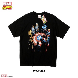 ผ้าฝ้าย 100% เสื้อยืดการ์ตูน ลิขสิทธ์แท้ MARVEL COMICS  T-SHIRTS (MVX-233)S-3XL