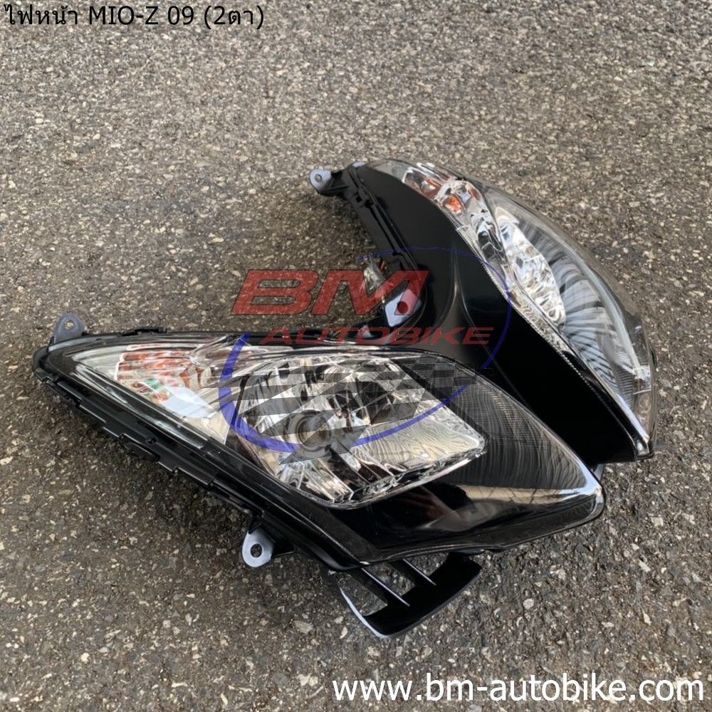 ไฟหน้าเพชร-mio-115-2-ตา-มีโอ-z-zr-09-yamaha-โคมไฟ-ไฟหน้า-mio-z-115-2-ตา