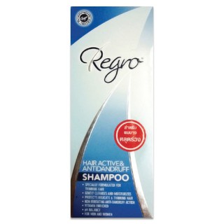 Regro Hair Active &amp; Antidandruff Shampoo ป้องกันผมร่วงและรังแค(200ml.)