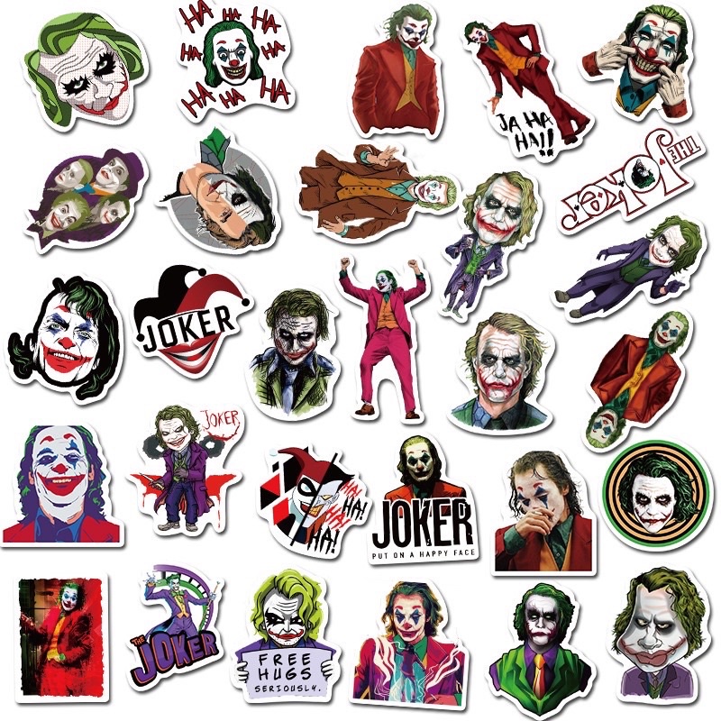 สติ๊กเกอร์-joker-143-โจ๊กเกอร์-50ชิ้น-โจกเกอร์-ตัวตลก-dc-แบทแมน-ฮีโร่-ธอร์-สไปเดอร์แมน-hero-ซุปเปอร์แมน-superman-batman