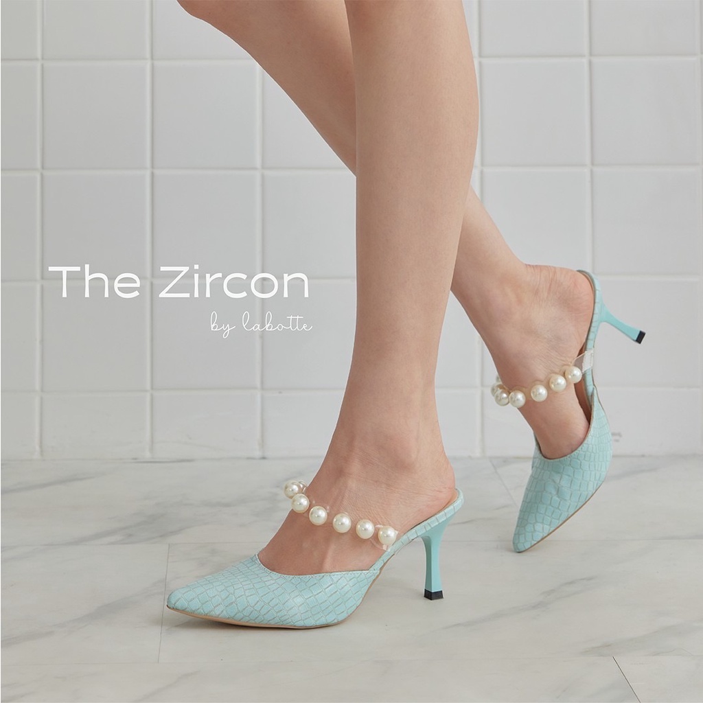 ภาพหน้าปกสินค้าThe Zircon - Labotte.bkk รองเท้าส้นสูง รองเท้าแฟชั่น น่ารัก 10/10 ( 777-12 )